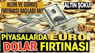 Dolar Euro Fırtınası! Altın ve Gümüş Fırtınası Başladı Mı?