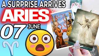 Aries ️ 𝐀 𝐒𝐔𝐑𝐏𝐑𝐈𝐒𝐄 𝐀𝐑𝐑𝐈𝐕𝐄𝐒  Horoscope for Today JUNE 7 2022️aries tarot june 7 2022