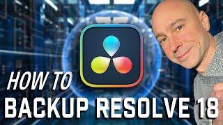 How to BACKUP & RESTORE Your DaVinci Resolve 18 DATABASE - PROJECTS - TIMELINES - MEDIA
