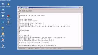 How to edit Cisco Access Control list (ACL)