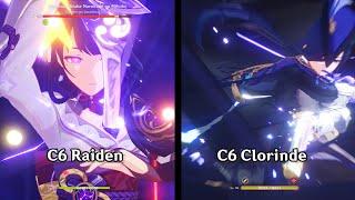 C6 Clorinde vs C6 Raiden Shogun