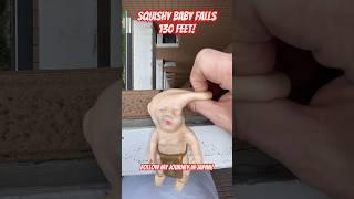 Squishy Baby Dropped 130 Feet! #funny #japan #squishy #baby #monkey #viral