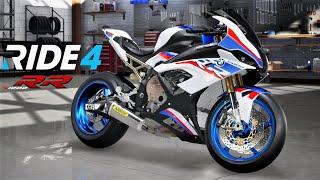 RIDE 4 - BMW S1000RR 2019 CUSTOMIZATION | AGGRESSIVE FIRST PERSON GAMEPLAY