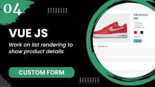 Vue 2 Basics #4 - Work on list rendering to show product details