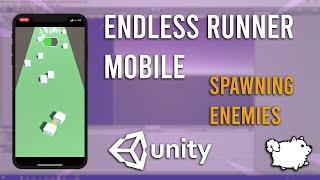 Mobile Endless Runner Spawning Enemies - Unity Tutorial