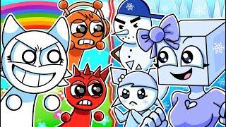 Incredibox Sprunki - COOL AS ICE vs SPRUNKI?! Cartoon Animation