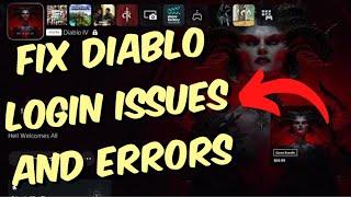 How To Fix Diablo 4 Login Issues & Skip Queue - Diablo 4 Fix Error Codes & Offline - PS4 / PS5