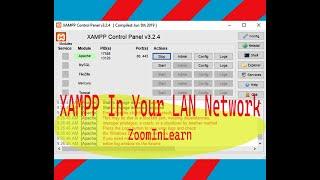 Config XAMPP To Run Web Server in LAN network