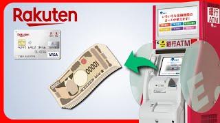 How to withdrawal money with Rakuten card at convenience store's ATM.