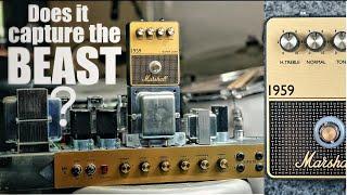 Does the new Marshall 1959 Pedal sound like an actual SUPER LEAD?