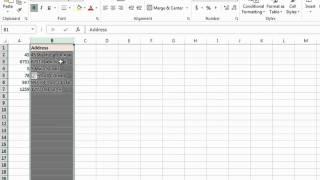 How to Split the Number From the Street Address in Excel : MS Excel Tips