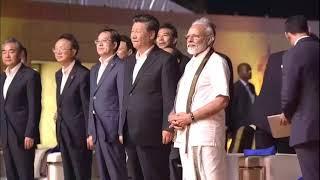 PM Modi and Chinese President Xi Jinping attend cultural programme at Shore Temple in Mamallapuram