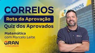 Concurso Correios: Rota da Aprovação | Quiz dos Aprovados: Matemática