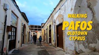 Walking PAPHOS Oldtown Cyprus December 2021 !!! Walking Tour Paphos Oldtown Cyprus !!!