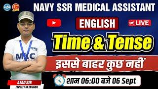 NAVY SSR Medical Assistant 2024 English Live | Time & Tense | NAVY SSR Nursing Exam Preparation