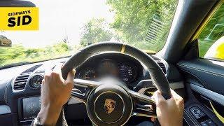 Porsche Cayman GT4 POV - Pure Exhaust + Sliding | Sideways Sid