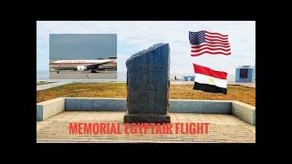 Newport Rhode Island   Memorial of Egypt Air Flight 990 Crashed Into Atlantic Ocean