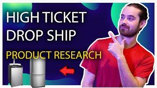 My High Ticket Dropshipping Product Research Strategy