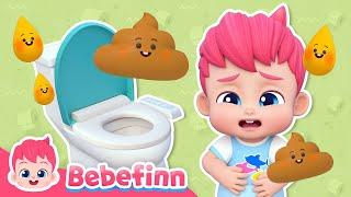 EP123 |  Poo Poo Song | Bebefinn Healthy Habits | Nursery Rhymes for Kids