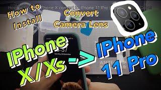 How To Install | IPhone X convert to IPhone 11 Pro | Camera Lens Cover