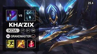 Kha'Zix vs Karthus Jungle - KR Challenger - Patch 25.4 Season 15