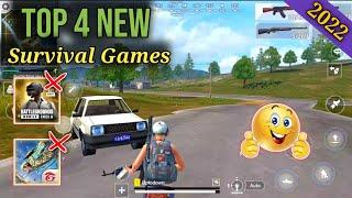 TOP - 4 New Survival Game For Android 2022 High Grafix Like Pubg Mobile || Batlle Royal Game Review