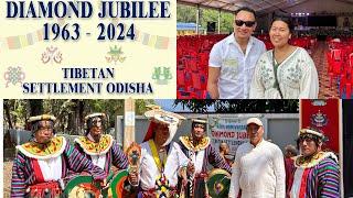 Celebrate Diamond Jubilee 1963-2024 1st day Tibetan Settlement Odisha 3/3/2025 #diamondjuilee