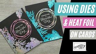 ️ How to HEAT TRANSFER FOIL Die Cuts | How to Foiling with a laminator | How to FOIL WITH TONER