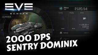 2000 DPS Sentry Drones Dominix - 24 Feb Patch Notes | EVE Echoes