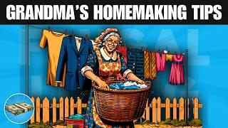 15 TIPS to be a GOOD Homemaker from GRANDMA (even when you're NOT GOOD at it!)