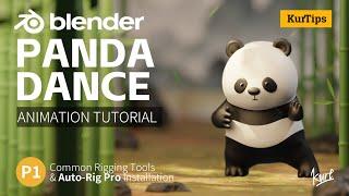 Blender Panda Dance Animation Tutorial: P1-Auto Rig Pro installation