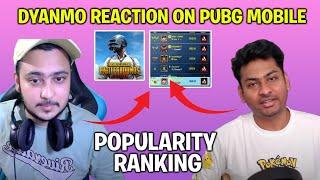 Dynamo Reaction On Pubg Mobile Popularity Ranking | Hydra official