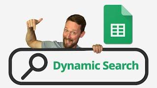 Google Sheets - Create a Dynamic Search Bar with Query and Filter