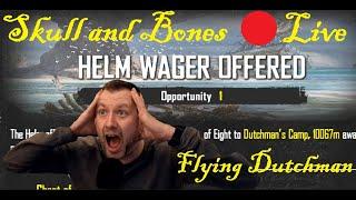 Flying Dutchman ‍️ Skull and Bones Live: Provoking a Helmweger to Double the Pieces of 8 Hunt!