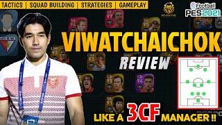 R. VIWATCHAICHOK 3CF MANAGER REVIEW | PLAY LIKE A 3CF MANAGER IN PES 2021 MOBILE