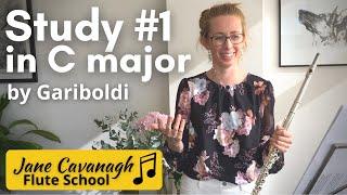 How to play Study #1 in C by Gariboldi on the flute!