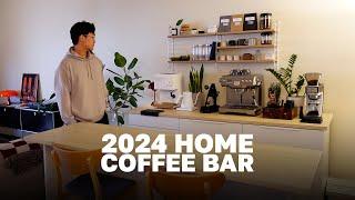 My 2024 Home Coffee Bar Setup | coffee vlog