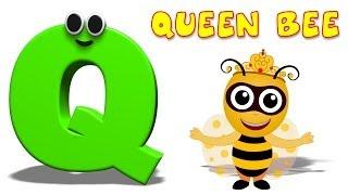 Phonics Letter- Q | Alphabet Nursery Rhymes For Children | Learning Videos For Toddlers by Kids Tv