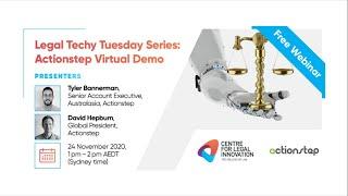 Legal Techy Tuesday Series: Actionstep Virtual Demo