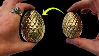 Making Golden Nesting Dragon Eggs - Amazing Metal Casting Process