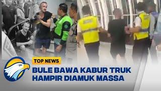 Edan! Bule Inggris Bawa Kabur Truk ke Bandara dan Terobos GT Bali Mandara