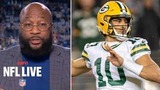 NFL LIVE | "Jordan Love was good enough to help the Packers reach the playoffs this season" - Swagu