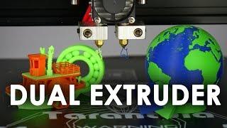 Tevo Tarantula DUAL EXTRUDER: Review & introduction to MULTI COLOR 3D PRINTING