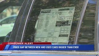 Price gap between new and used cars bigger than ever