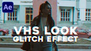 VHS Look Glitch Effect in After Effects | After Effects Tutorial Deutsch