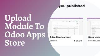How To Upload Module To Odoo Apps Store || Upload Paid Module to Odoo Apps Store