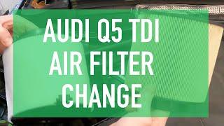 Audi Q5 TDI Air Filter Change How-To