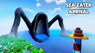 SURVIVING FROM SEA EATER ARRIVAL in Minecraft - Gameplay - Coffin Meme