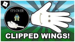 Slap Battles - (FULL GUIDE) How to ACTUALLY get "CLIPPED WINGS" BADGE + GLOVE?! [ROBLOX]