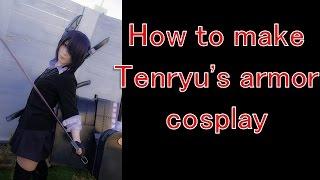 How to make Tenryu's armor(equipment) - kantai collection kancolle [Cosplay prop tutorial]